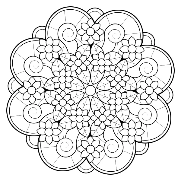 Mandala 45 | Disegni da colorare online per bambini