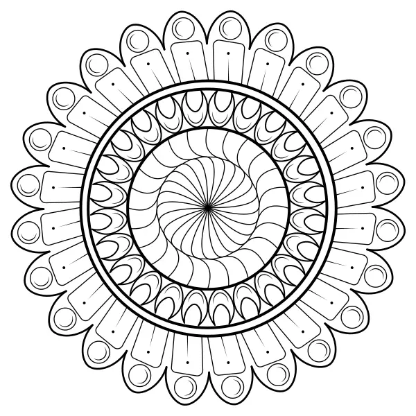Mandala 47 | Disegni da colorare online per bambini