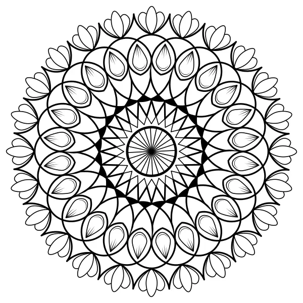Mandala 48 | Disegni da colorare online per bambini