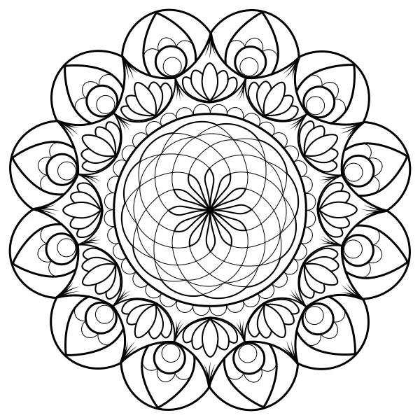 Mandala 49 | Disegni da colorare online per bambini