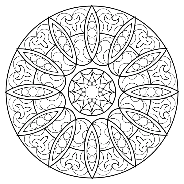 Mandala 50 | Disegni da colorare online per bambini