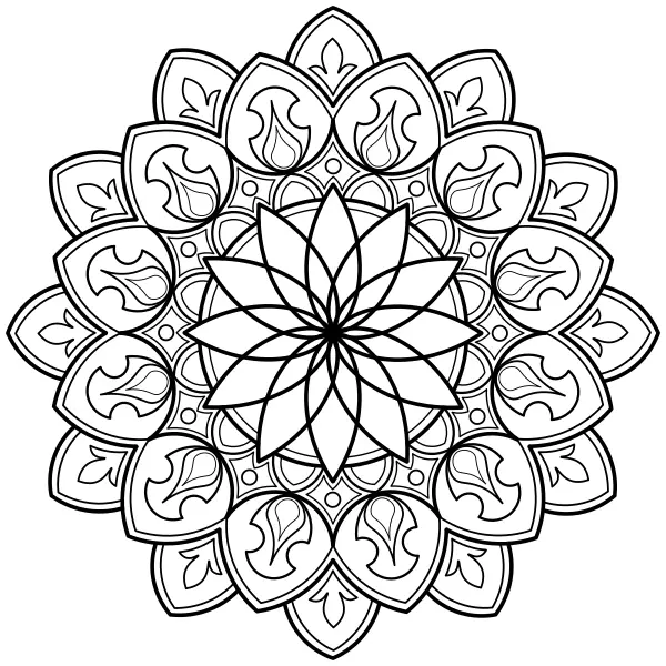 Mandala 52 | Disegni da colorare online per bambini