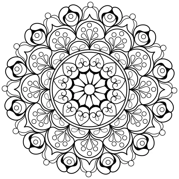 Mandala 53 | Disegni da colorare online per bambini