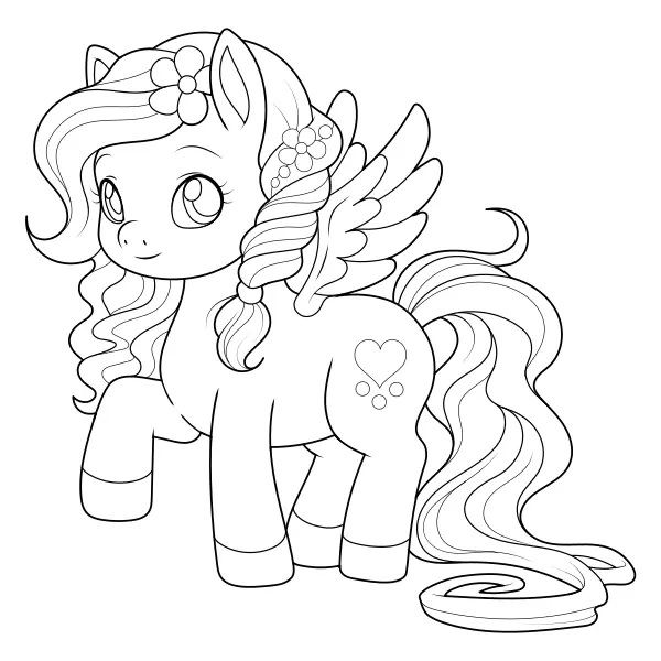 Pegaso | Disegni da colorare online per bambini