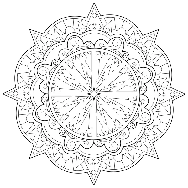 Mandala 60 | Disegni da colorare online per bambini