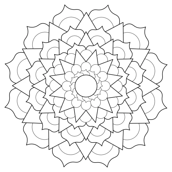 Mandala 61 | Disegni da colorare online per bambini