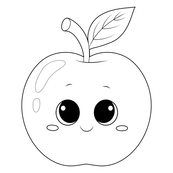 Mela | Disegni da colorare online per bambini