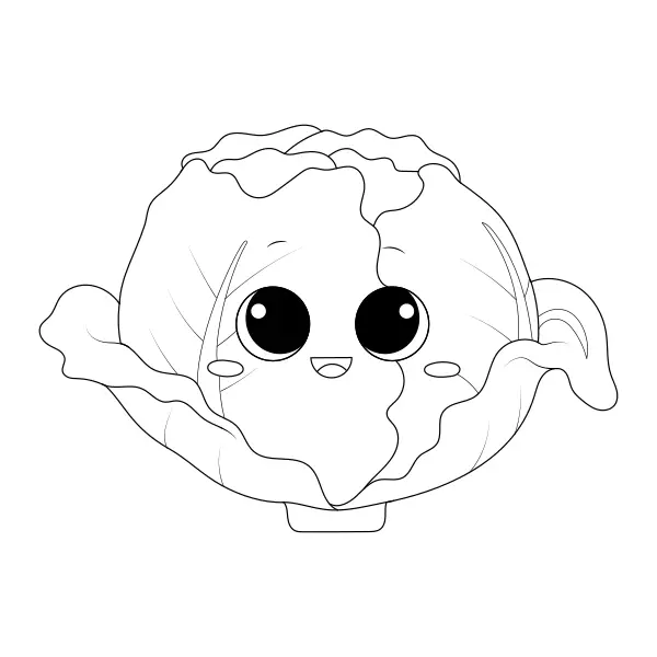 Cavolo | Disegni da colorare online per bambini