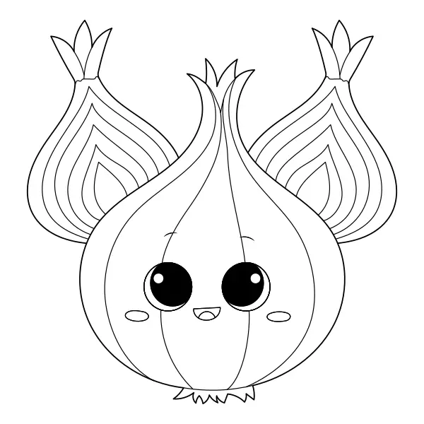 Cipolla | Disegni da colorare online per bambini