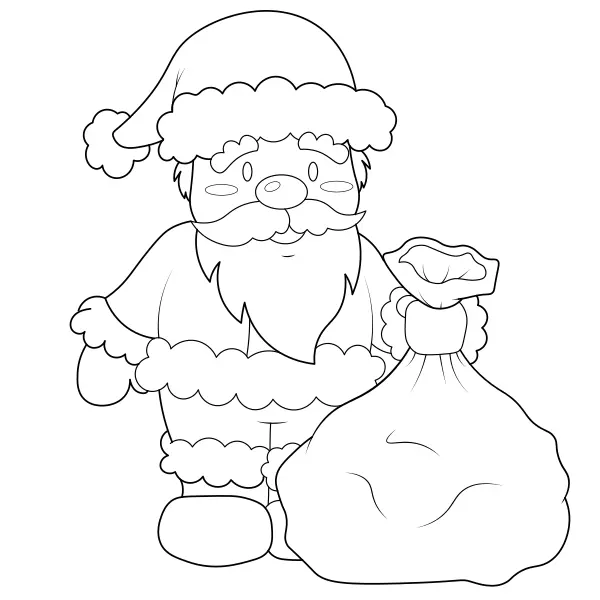 Babbo Natale | Disegni da colorare online per bambini