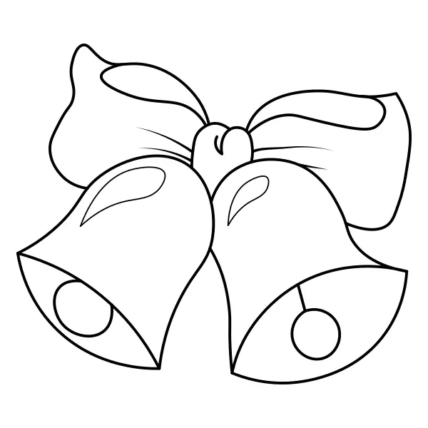 Campanelle natalizie | Disegni da colorare online per bambini