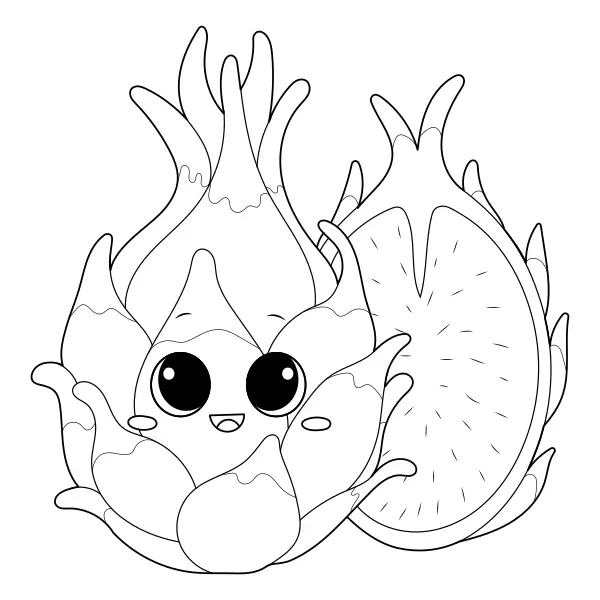 Il frutto del drago | Disegni da colorare online per bambini