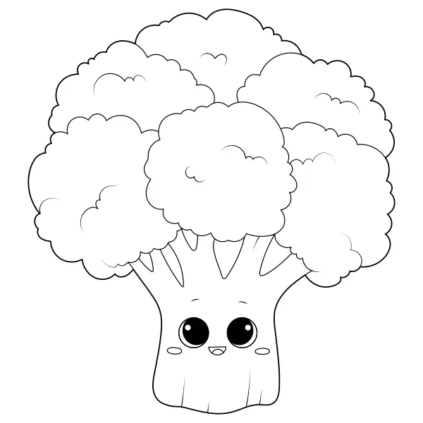 Broccoli | Disegni da colorare online per bambini