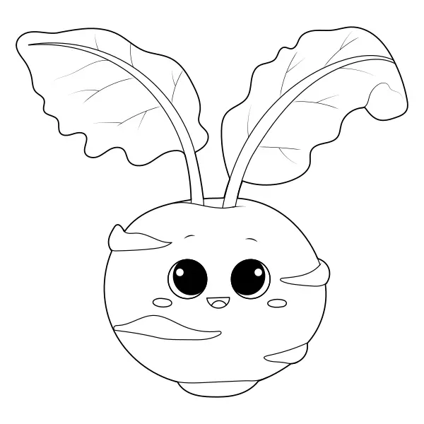 Kaleráb | Disegni da colorare online per bambini