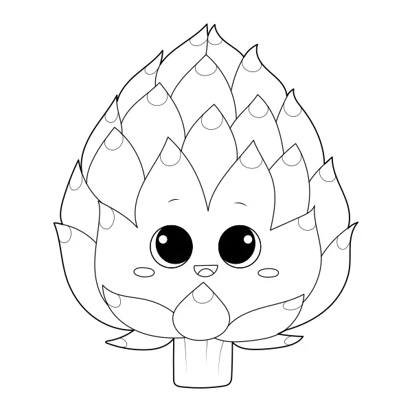 Carciofo | Disegni da colorare online per bambini